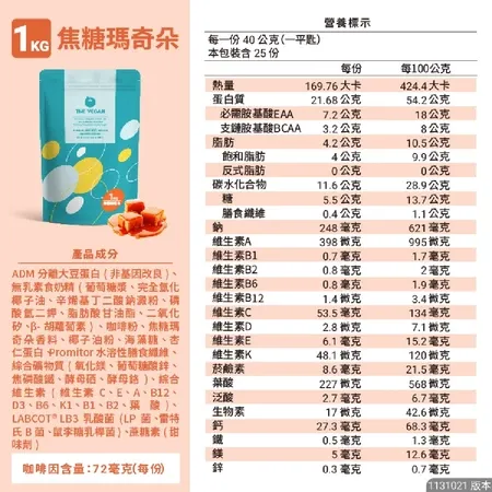 樂維根1kg經典系列 焦糖瑪奇朵