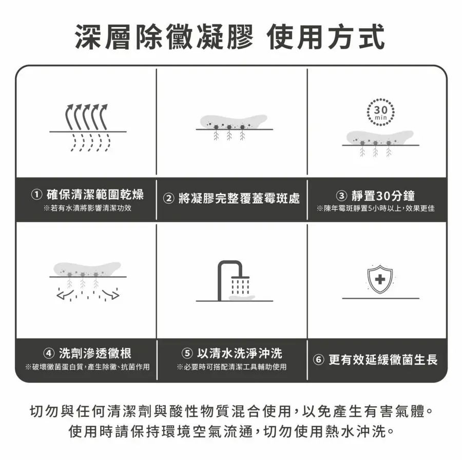 深層除黴凝膠9