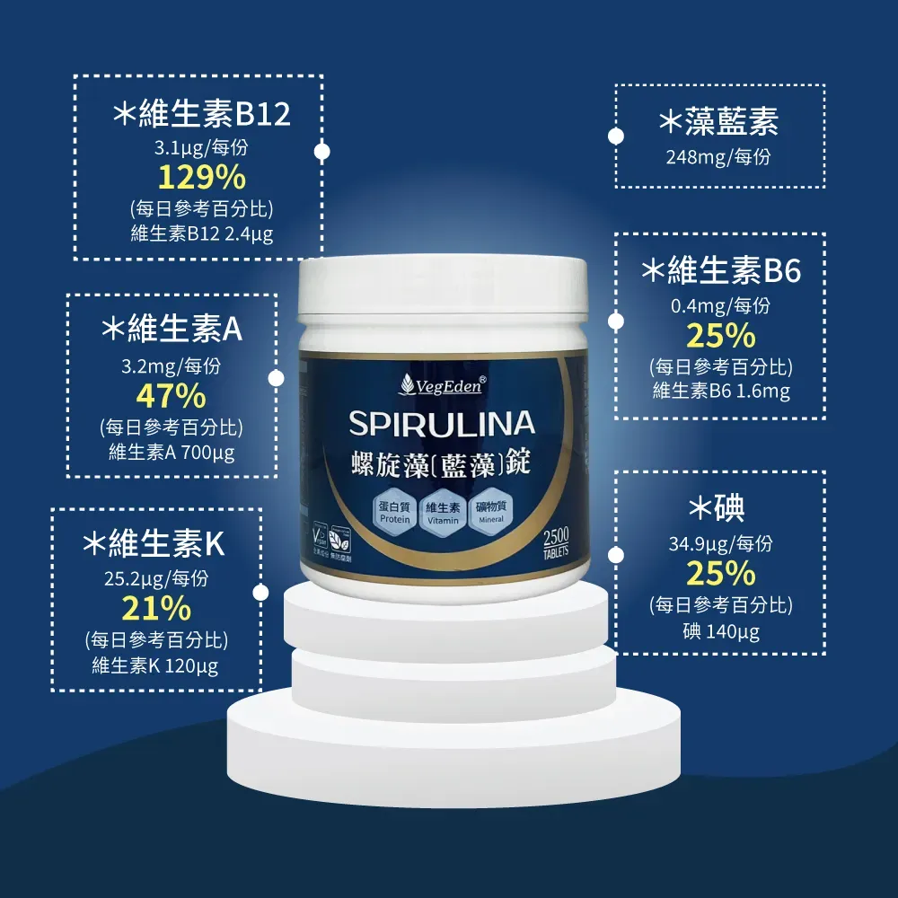 藍藻錠2500錠7